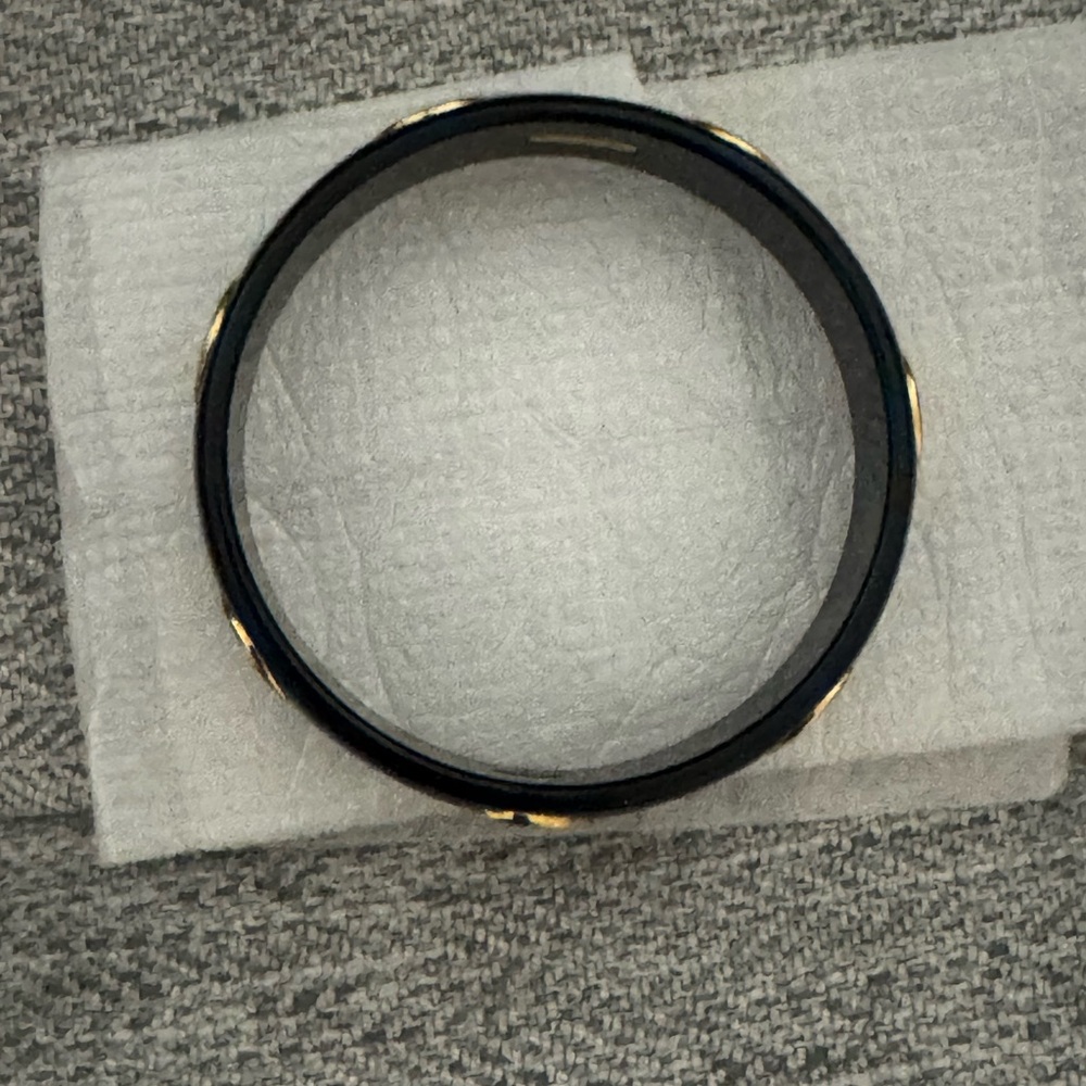 NWOT,Coach black and gold bangle bracelet . - Picture 5 of 5